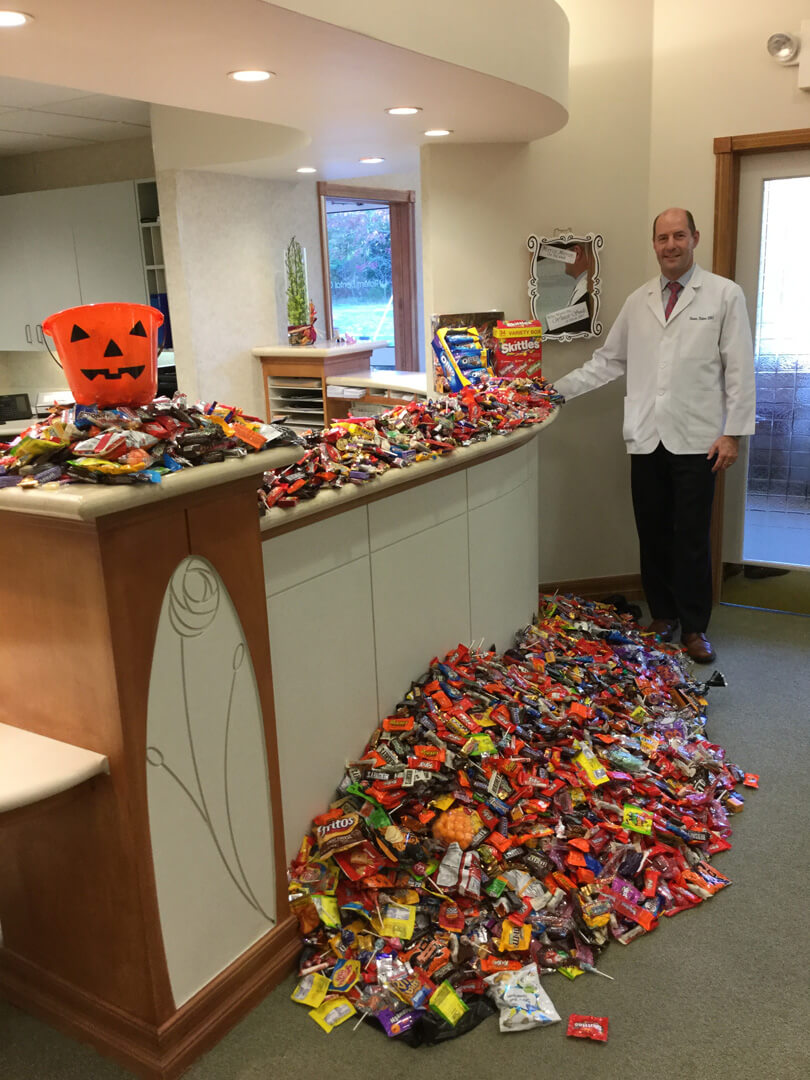 Rotem Dental Care Halloween candy buy back candy